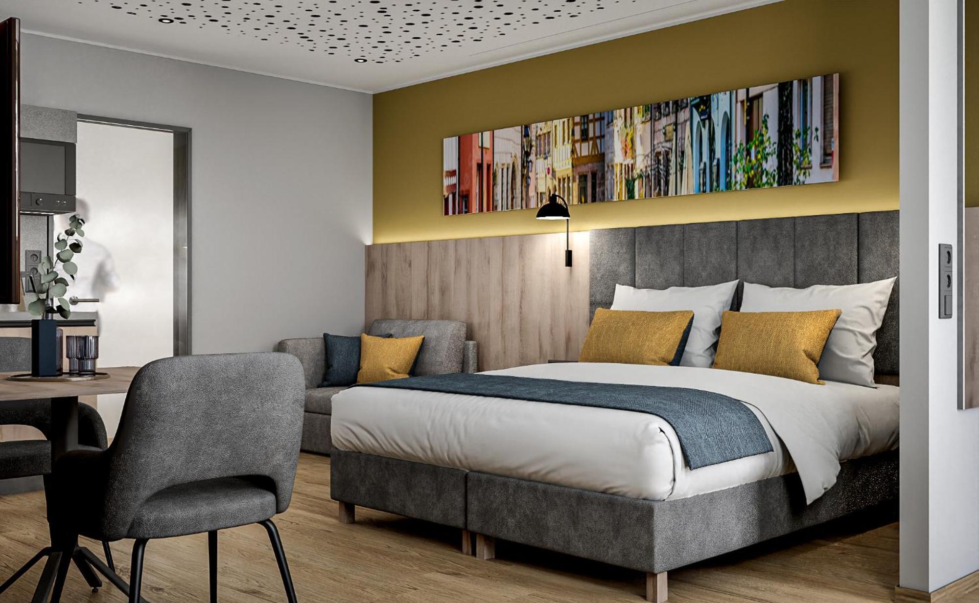 Xzllenz Traum Studio-Apartment, Frei-Parken, U-Bahn, Kueche Нюрнберг Стая снимка