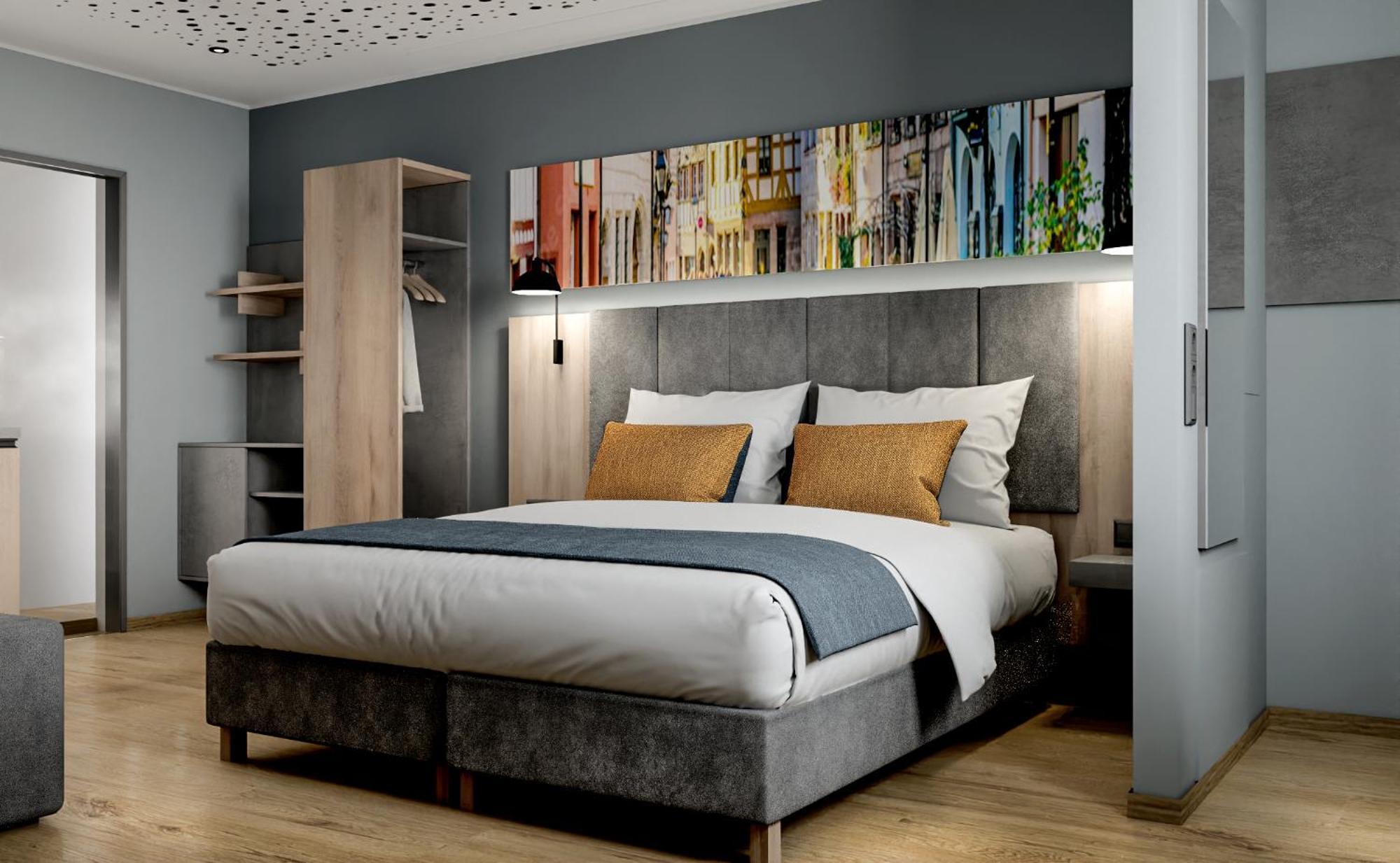 Xzllenz Traum Studio-Apartment, Frei-Parken, U-Bahn, Kueche Нюрнберг Стая снимка