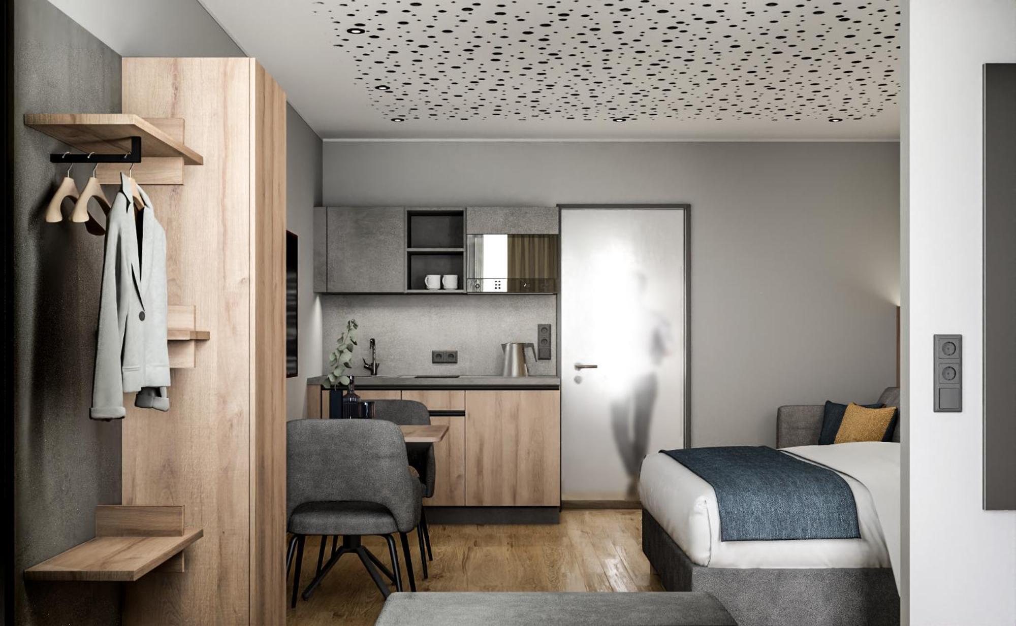 Xzllenz Traum Studio-Apartment, Frei-Parken, U-Bahn, Kueche Нюрнберг Стая снимка